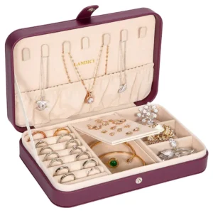 LANDICI Small Jewelry Box for Women Purple – 77thstore.com